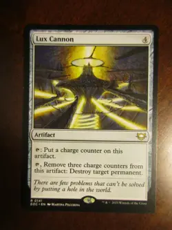 Magic The Gathering Commander Edge of Eternities LUX CANNON MTG 141 - Image 1