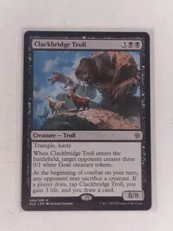 Clackbridge Troll - Throne of Eldraine (ELD) MTG Magic the Gathering - NM+ - Image 1