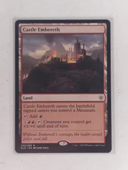 Castle Embereth - Throne of Eldraine (ELD) MTG Magic the Gathering - NM+ - Image 1