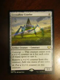 Magic The Gathering Commander Edge of Eternities CRYSTALLINE CRAWLER MTG 133 - Image 1