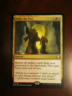 Magic The Gathering Commander Edge of Eternities WAKE THE PAST MTG 128 - Image 1
