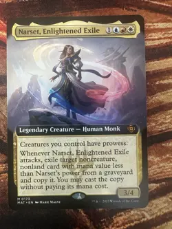1x Narset, Enlightened Exile (Extended Art) NM - MTG MAT - Regular Mythic Rare - Image 1
