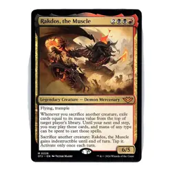 Rakdos, the Muscle #0226 Mythic Regular MTG 2024 Outlaws of Thunder Junction - Image 1