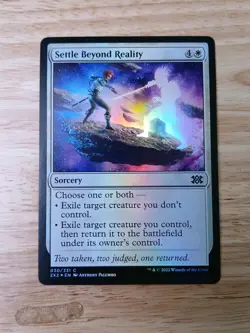MTG Settle Beyond Reality Foil Double Masters 2022 LP - Image 1