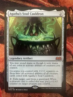 1x Agatha's Soul Cauldron NM - MTG WOE - Regular Mythic Rare - Image 1