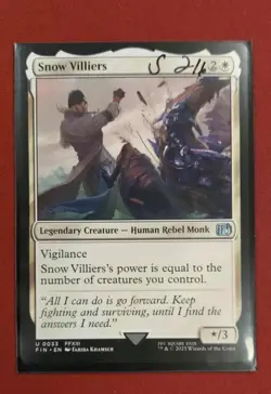 Snow Villiers - 33 - FIN - NM - MTG Magic the Gathering - Image 1