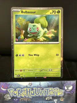 Pokemon Card Bulbasaur SVP046 Scarlet & Violet 151 Black Star Promo Holo Rare NM - Image 1
