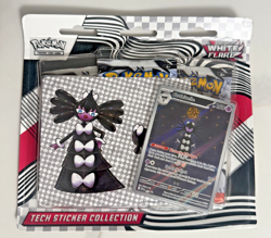 Pokemon White Flare Tech Sticker Collection SV10.5 - 3 Pack Blister - Image 1