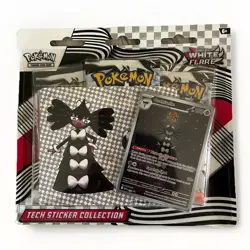 Pokemon White Flare Tech Sticker Collection SV10.5 - 3 Pack Blister - Image 1