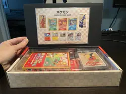 Pokemon Stamp Box Card Game Beauty Back Moon Full Set Japan Post Stamps included - Image 1