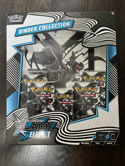 Pokemon TCG Black Bolt Binder Collection + Unova Poster Collection - Sealed - Image 3