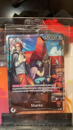 One Piece SHANKS OP09-001 - Promo Card PSA Limited Edition July 2025 SEALED - Image 3