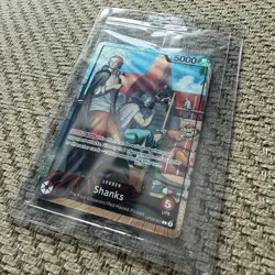 One Piece SHANKS OP09-001 - Promo Card PSA Limited Edition July 2025 SEALED - Image 2