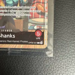 One Piece SHANKS OP09-001 - Promo Card PSA Limited Edition July 2025 SEALED - Image 5