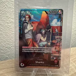 One Piece SHANKS OP09-001 - Promo Card PSA Limited Edition July 2025 SEALED - Image 2
