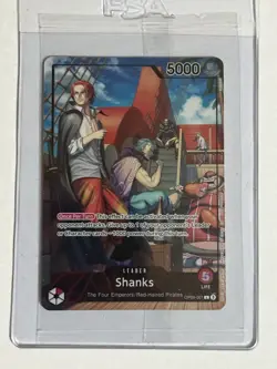 One Piece SHANKS OP09-001 - Promo Card PSA Limited Edition July 2025 SEALED - Image 1