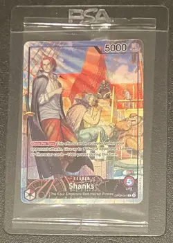 One Piece SHANKS OP09-001 - Promo Card PSA Limited Edition July 2025 SEALED - Image 7