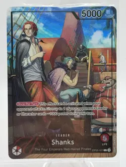 One Piece SHANKS OP09-001 - Promo Card PSA Limited Edition July 2025 SEALED - Image 1
