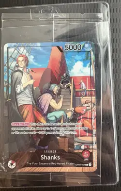 One Piece SHANKS OP09-001 - Promo Card PSA Limited Edition July 2025 SEALED - Image 1
