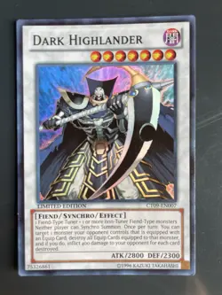 Yugioh Dark Highlander CT09-EN007 2012 Collectors Tin Limited Edition - Image 1