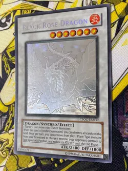 Black Rose Dragon CSOC-EN039 Ghost Rare Holo YuGiOh Card English - Image 2