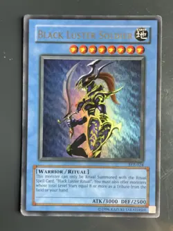 Yugioh Black Luster Soldier SYE-024 and Black Luster Ritual SYE-025 Foil Rares - Image 1
