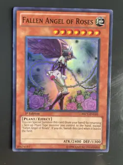 Yugioh Fallen Angel of Roses PRC1-EN010 2012 Premium Collection Tin 1st Edition - Image 1