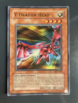 Yugioh Y-Dragon Head Super Rare MFC-005 Magician's Force Unlimited - Image 1