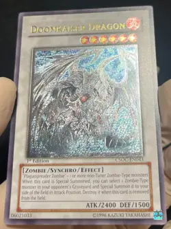 Doomkaiser Dragon 1st ED CSOC-EN042 Ultimate Rare YuGiOh Card English Vintage - Image 3