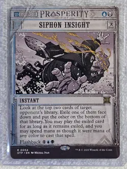 MTG Siphon Insight Outlaws of Thunder Junction (OTJ) #54 Magic Card Rare NM - Image 5
