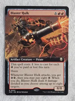 MTG Blaster Hulk (Extended Art) Modern Horizons 3 #55 Card Rare NM - Image 1