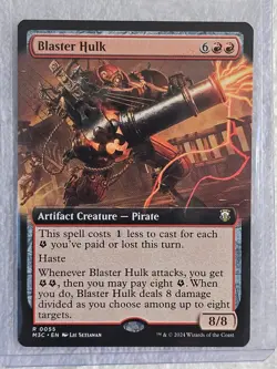 MTG Blaster Hulk (Extended Art) Modern Horizons 3 #55 Card Rare NM - Image 4