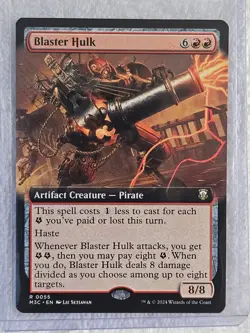 MTG Blaster Hulk (Extended Art) Modern Horizons 3 #55 Card Rare NM - Image 5