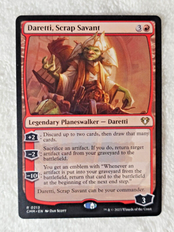 MTG Daretti, Scrap Savant - Commander Masters #213 Magic Card Rare NM - Image 2