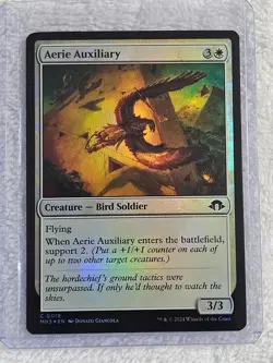 MTG Aerie Auxiliary FOIL - Modern Horizons 3 Magic Gathering Card #18 NM - Image 5