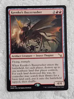 MTG Krenko's Buzzcrusher #136 Murders at Karlov Manor Magic Card Rare NM - Image 1
