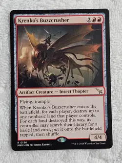 MTG Krenko's Buzzcrusher #136 Murders at Karlov Manor Magic Card Rare NM - Image 2
