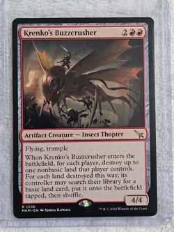 MTG Krenko's Buzzcrusher #136 Murders at Karlov Manor Magic Card Rare NM - Image 4
