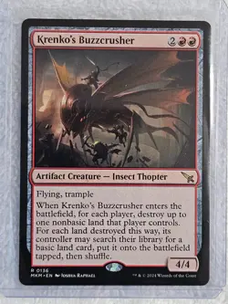 MTG Krenko's Buzzcrusher #136 Murders at Karlov Manor Magic Card Rare NM - Image 5
