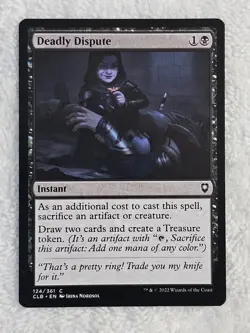 MTG Deadly Dispute #124 Battle for Baldur's Gate Magic Gathering Card NM - Image 1