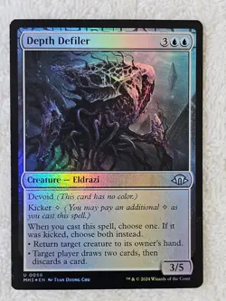 MTG Depth Defiler FOIL Modern Horizons 3 #58 Magic Gathering Card U NM - Image 3