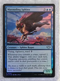 MTG Marauding Sphinx FOIL Outlaws of Thunder Junction (OTJ) #56 Magic Card U NM - Image 4