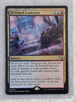 MTG Ill-Timed Explosion #207 Murders at Karlov Manor Magic Card Rare NM - Image 5