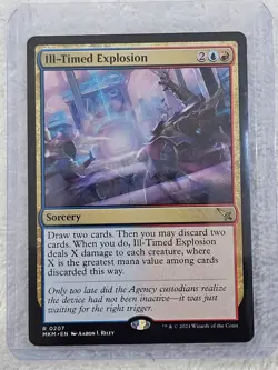 MTG Ill-Timed Explosion #207 Murders at Karlov Manor Magic Card Rare NM - Image 4