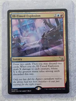 MTG Ill-Timed Explosion #207 Murders at Karlov Manor Magic Card Rare NM - Image 5
