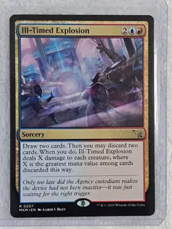 MTG Ill-Timed Explosion #207 Murders at Karlov Manor Magic Card Rare NM - Image 5