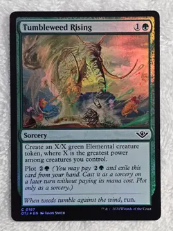 MTG Tumbleweed Rising FOIL Outlaws of Thunder Junction (OTJ) #187 Magic Card NM - Image 1