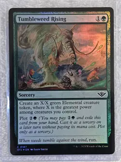 MTG Tumbleweed Rising FOIL Outlaws of Thunder Junction (OTJ) #187 Magic Card NM - Image 5