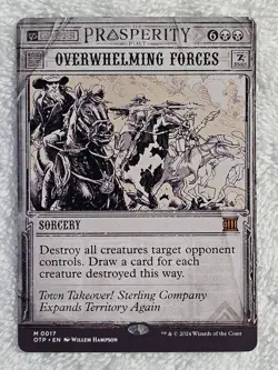 MTG Overwhelming Forces Outlaws of Thunder Junction (OTJ) #17 Card Mythic NM - Image 2