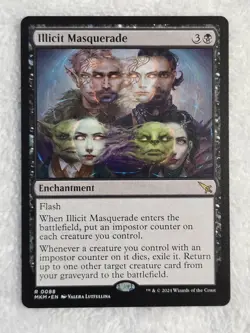 MTG Illicit Masquerade #88 Murders at Karlov Manor Magic Card Rare NM - Image 2